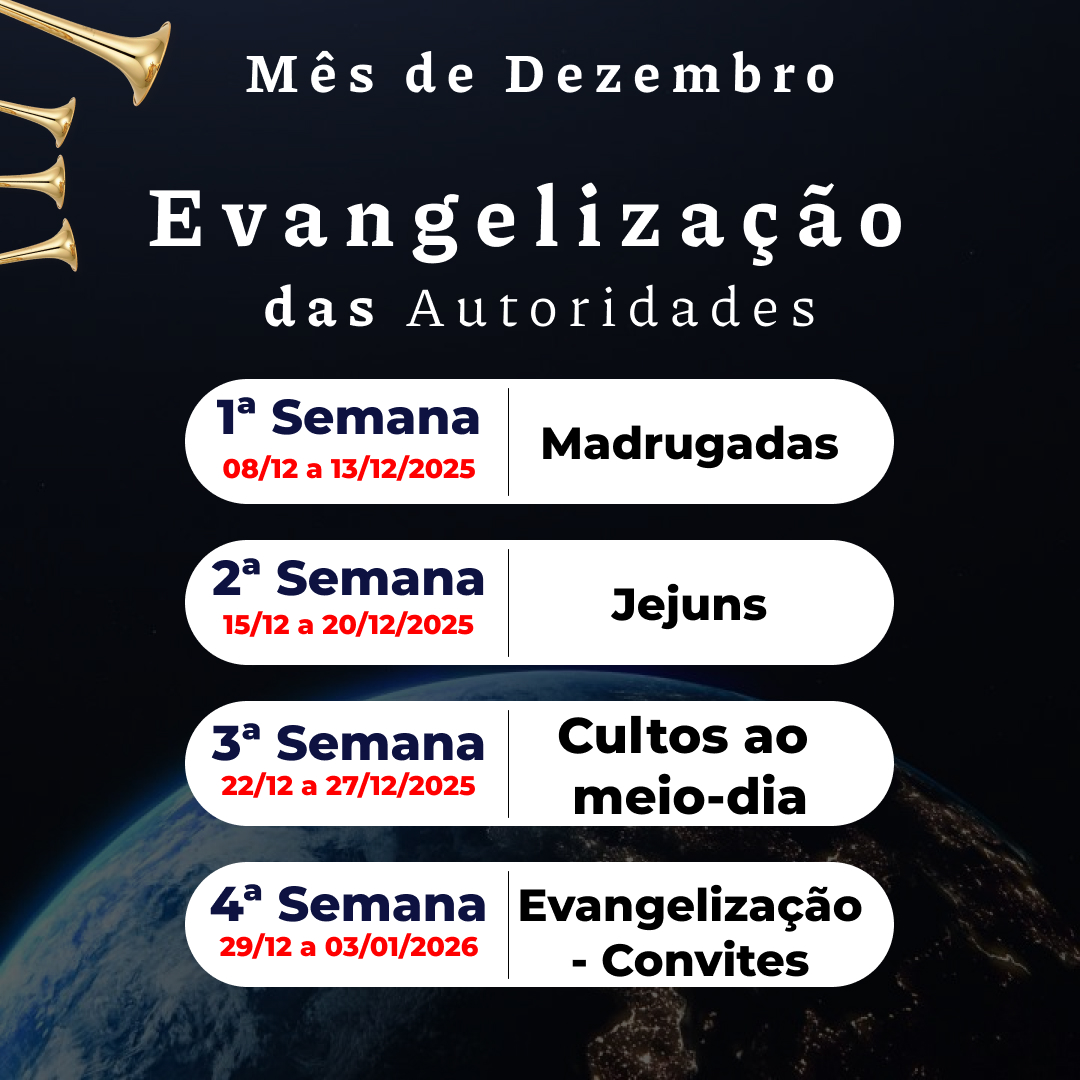 Motivo de oração do mês